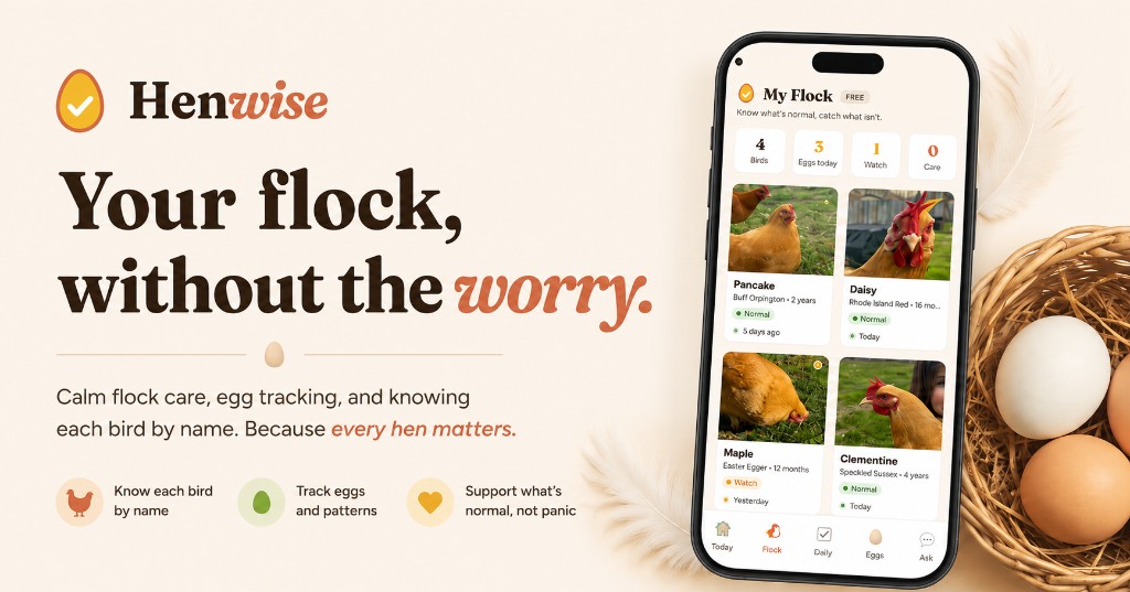 Henwise — your flock, without the worry